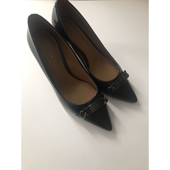 Coach Patent Pearl-Nap Women’s  Heels Pump Size 6M - Picture 1 of 16